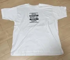 メッセージtシャツ 90s USA製　シングルステッチ　ヴィンテージ　ホワイト