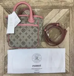 russet ラシット モノグラム ミニショルダーバッグ【未使用•半額以下】のサムネイル