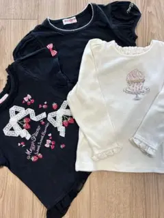 メゾピアノ　110 長袖　半袖　3枚セット