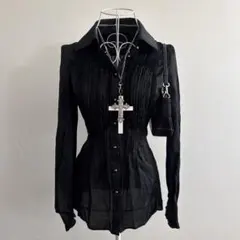 ゴスロリ フリル トップス