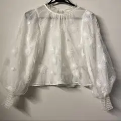 花柄レーストップス　ワンアフターアナザーナイスクラップ　nice crap