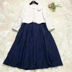 極美品★大きいサイズ　東京ソワールのジャケット×自由区のスカート　セットアップ