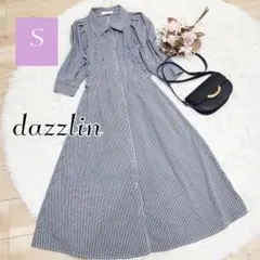 【美品】ダズリン ウエスト タック シャツ ワンピース