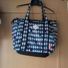 miffy ウサギ柄 マザーズバッグ 大容量　マチ付き　欠品あり