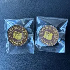 山フェス　山下健二郎　2025 ガチャ　ピンバッジ　２個セット　三代目