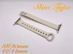 アップルウォッチ Applewatch レザーベルト 本革 ホワイト バンド