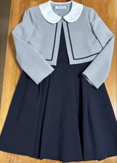ネイビー ジャケット付きドレス Aライン120cm入学式　卒業式　卒園式　入園式