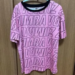 ZUMBA メッシュ半袖Tシャツ ピンク