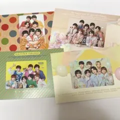 なにわ男子　バースデーカード　4枚セット