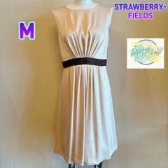 STRAWBERRY-FIELDS ノースリーブ　ワンピース　M D7