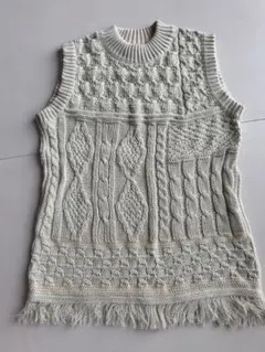 【　極美品　】PUBLICTOKYO ニット　ノースリーブのサムネイル