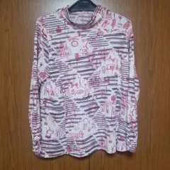 MISSEL 長袖トップス Lサイズ ストライプデザイン