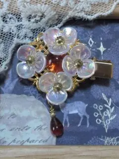 ドール用ヘアアクセサリー正方形赤