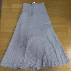 GRL 【gc78】千鳥柄 ロングスカート　ブラウン Lサイズ　グレイル