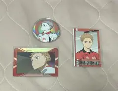 ハイキュー!! 夜久衛輔 セット 缶バッジ トレカ カード