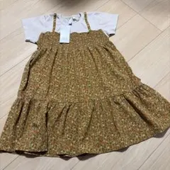 ★新品 Samansa Mos2 花柄 半袖ワンピース★のサムネイル