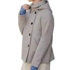 URBAN RESEARCH DOORS ショールカラーウール ショートコート