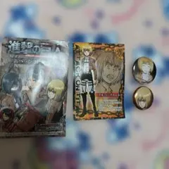 進撃の巨人 缶バッジ セット アルミン ２点