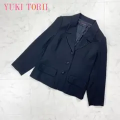 YUKI TORII ノーカラージャケット ブラック 7号 - メルカリ