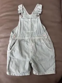ZARA オーバーオール 9-12ヶ月 淡いグリーン