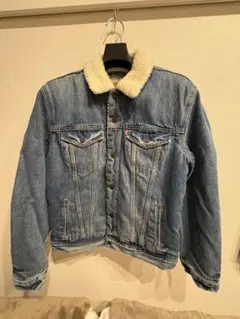 【美品】Levi's 裏ボア デニムジャケット M 濃紺