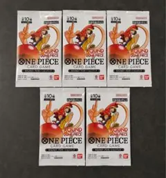 ワンピース ONE PIECE ラウンドワンROUND1 プロモ 5パック - メルカリ