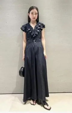 【美品/完売品】SNIDEL デニム ノースリーブロングワンピース SNIDEL（ワンピース）のフリマアイテム一覧