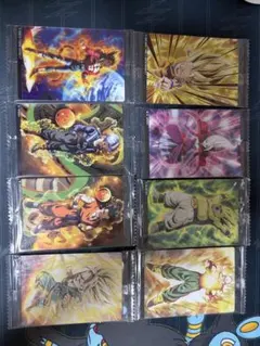 ジョジョの奇妙な冒険 海外限定 書籍特典 ホログラムカード 8枚セット