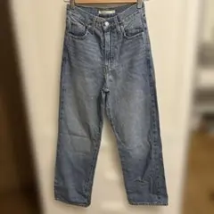LEVI'S ハイウエストストレートジーンズ