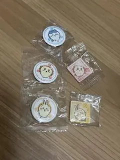 ちいかわ くら寿司 コラボ 缶バッジ マグネット 5点セット