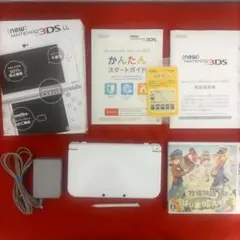 new NINTENDO 3DS LL パールホワイト　ACアダプタ付き