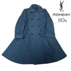 Yves Saint Laurent ヴィンテージ ウールフレアコート(S) Yves Saint Laurent ヴィンテージ ウールフレアコート(S) Yves Saint