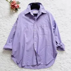 Spick and Span 24AW オックススタンダードシャツ　パープル