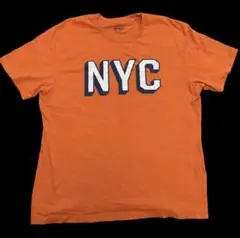 Old Navy NYC ロゴ プリント Tシャツ オレンジのサムネイル