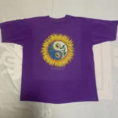 希少レア 90s VINTAGE 陰陽 ひまわり アート ヴィンテージ Tシャツのサムネイル
