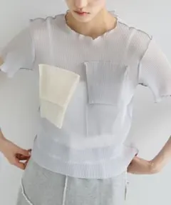 kotohayokozawa SHEER SHORT SLEEVE TOPのサムネイル