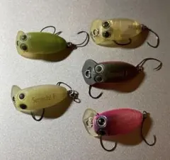 【オリカラ5点セット】　新品　アンフェア　つぶあん　クランク　トラウト　ルアー オリカラ5点セット】 新品 アンフェア つぶあん クランク トラウト ルアー