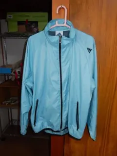 adidas ウィンドブレーカー M ライトブルー