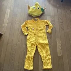 黄色ピクミンなりきり帽子&つなぎ　オーバーオール　コスプレ