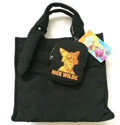 ディズニー　ズートピア　ニック　ポーチ付き　トートバッグ