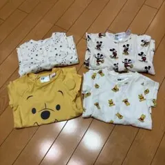H&M ミッキー プーさん ロンパース 4点セット