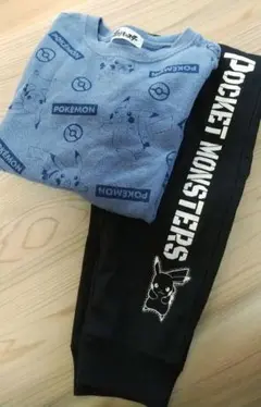 ポケモン トレーナー ズボン 裏毛トレーナー セット