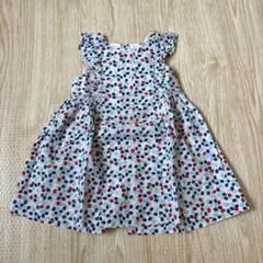 新品 Jacadi ピンク花柄ワンピース 5A 110cm 肩紐調節可能 - メルカリ