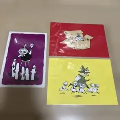 ムーミン リトルミイ ポストカード 3枚セット