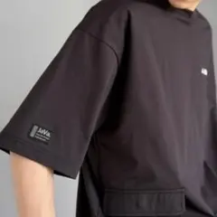 【新品】JaVa Tシャツ 速乾 接触冷感 BIGポケット ブラック サイズＬ