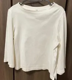 アイボリー 7分袖 トップス