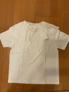 ♡♡♡フリルつけ襟　白Tシャツ♡♡♡