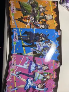 ②ウマ娘　明治　コラボクリアファイル　３種セット