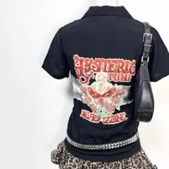 y2k❤️ HYSTERIC MINI 希少 ミニちゃん ロゴ アロハシャツ