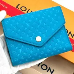 2026年最新】LOUIS VUITTON カラー：ブルー系 レディース 三つ折り財布
